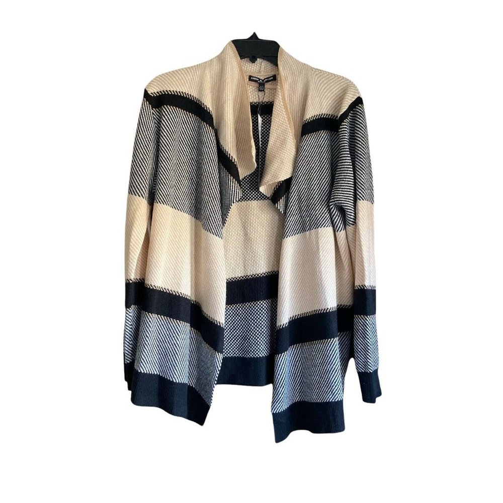 NWT Cable & Gauge Womens Long Sleeve Open Front Cardigan Sweater Nordstrom XLP